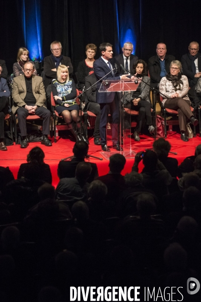 Manuel VALLS, 1er deplacement dans le doubs pour les primaires de la gauche.