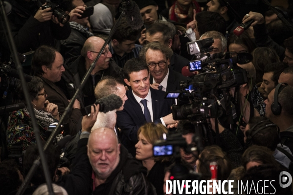 Manuel VALLS, 1er deplacement dans le doubs pour les primaires de la gauche.