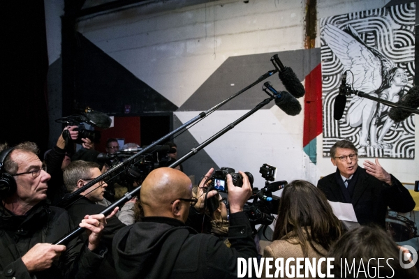 Vincent PEILLON en déplacement sur le thème de la culture à l espace L Albatros- fabrique des arts et du spectacle