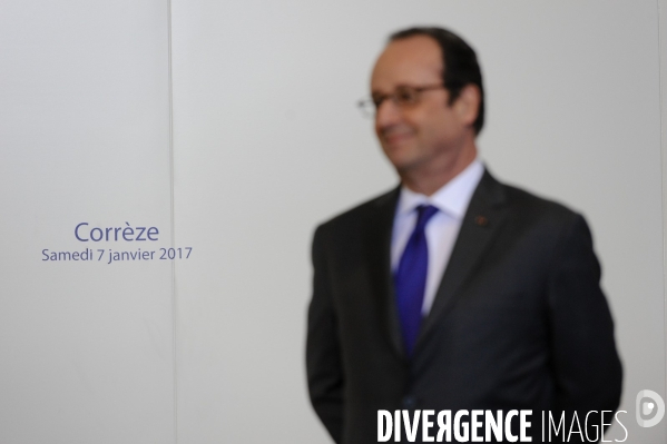 François Hollande en Corrèze.