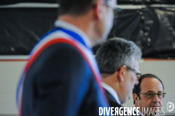 François Hollande en Corrèze.