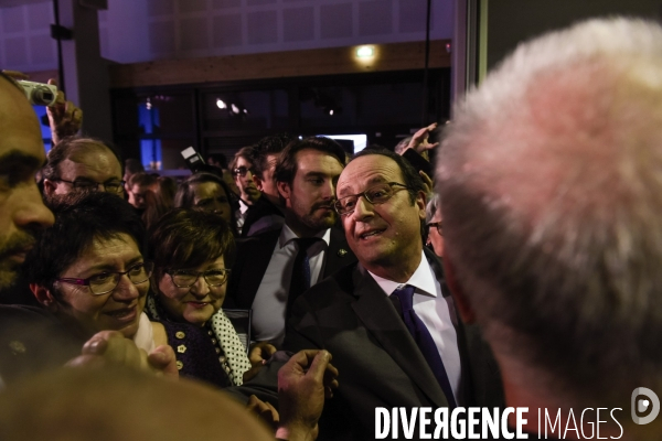 François Hollande en Corrèze.