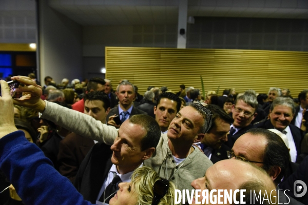 François Hollande en Corrèze.