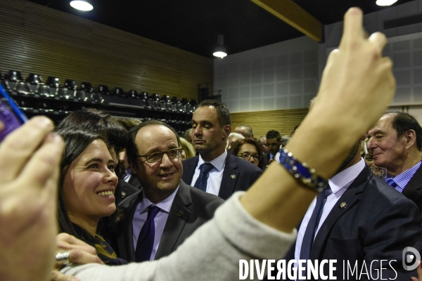 François Hollande en Corrèze.