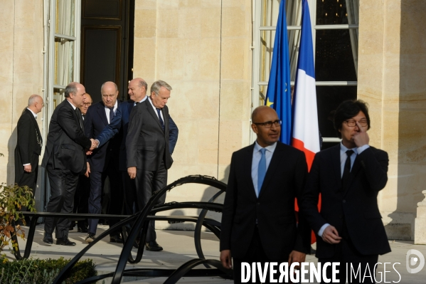 Gouvernement Cazeneuve. Premier conseil des ministres.