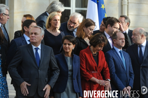 Gouvernement Cazeneuve. Premier conseil des ministres.