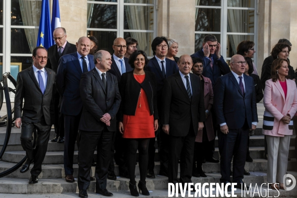 Gouvernement Cazeneuve. Premier conseil des ministres.