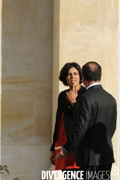 Gouvernement Cazeneuve. Premier conseil des ministres.