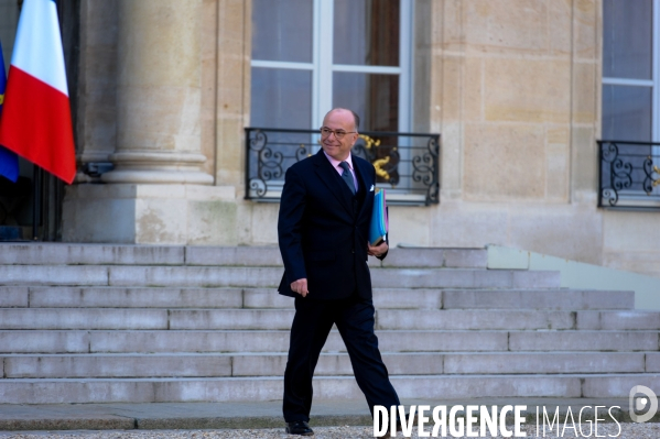 Gouvernement Cazeneuve. Premier conseil des ministres.