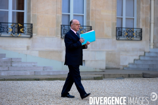 Gouvernement Cazeneuve. Premier conseil des ministres.