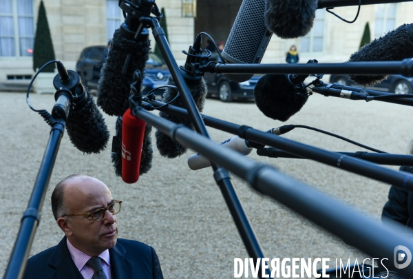 Gouvernement Cazeneuve. Premier conseil des ministres.