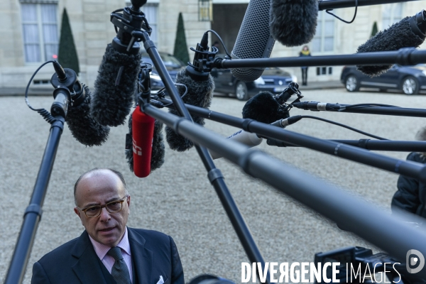Gouvernement Cazeneuve. Premier conseil des ministres.