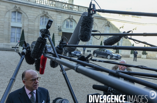 Gouvernement Cazeneuve. Premier conseil des ministres.