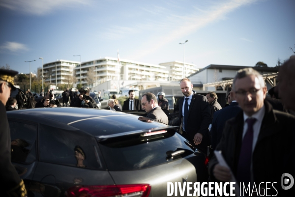 Inauguration de la rocade L2 par François HOLLANDE