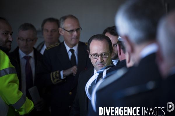 Inauguration de la rocade L2 par François HOLLANDE