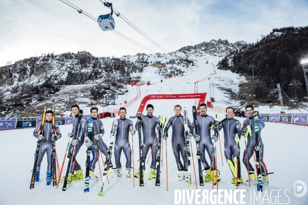 L Equipe de France homme de ski alpin