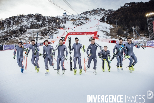 L Equipe de France homme de ski alpin