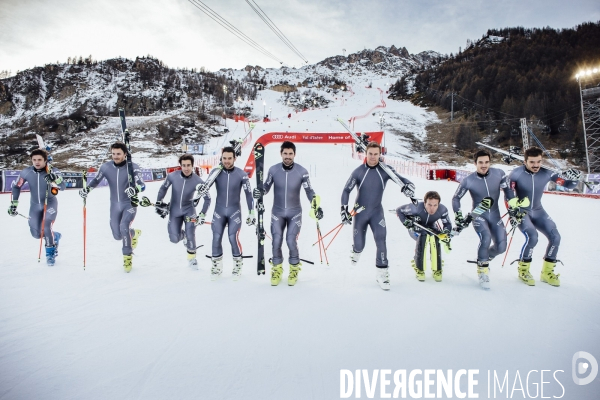 L'Equipe de France homme de ski alpin par Pierre MOREL - Photographie  PMO0062006 - Divergence images