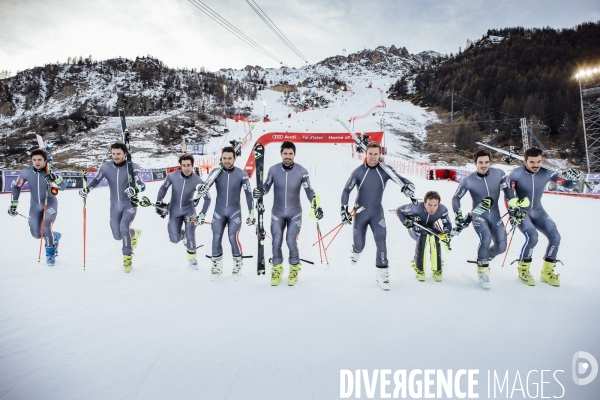 L Equipe de France homme de ski alpin