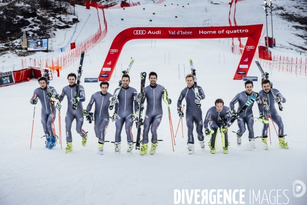 L Equipe de France homme de ski alpin