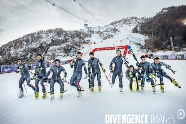 L Equipe de France homme de ski alpin