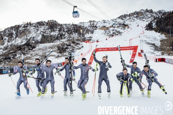 L Equipe de France homme de ski alpin