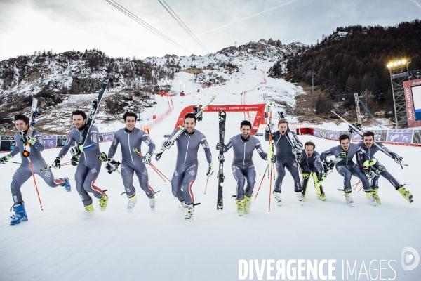 L Equipe de France homme de ski alpin