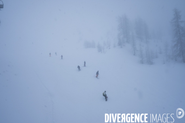 La neige arrive (enfin) dans les Alpes