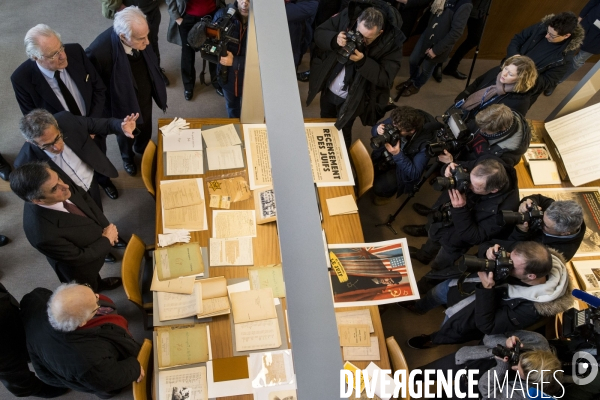 François FILLON visite le Mémorial de la Shoah à Paris