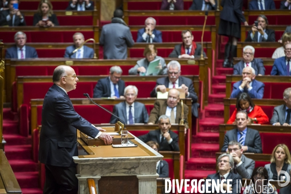 Bernard Cazeneuve : discours de politique générale à l Assemblée nationale