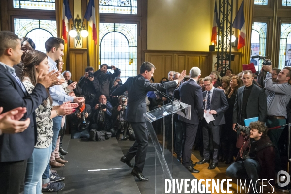 Manuel Valls en meeting à Liévin