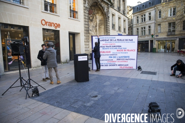 Arnaud Montebourg en campagne à Bordeaux