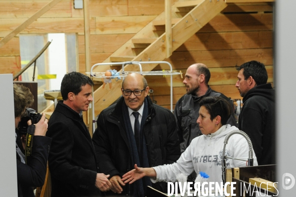 Manuel Valls à Lamballe. Campagne des Primaires citoyennes.