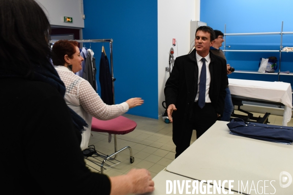 Manuel Valls à Lamballe. Campagne des Primaires citoyennes.