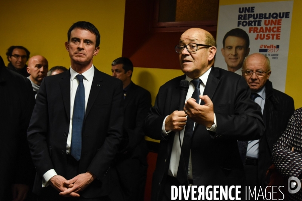 Manuel Valls à Lamballe. Campagne des Primaires citoyennes.