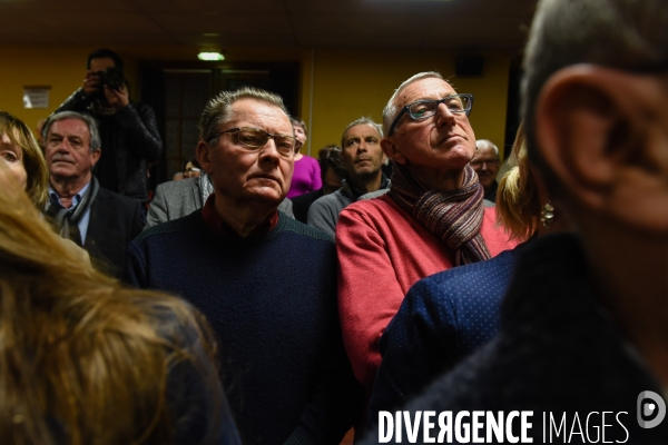 Manuel Valls à Lamballe. Campagne des Primaires citoyennes.