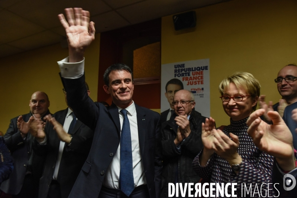 Manuel Valls à Lamballe. Campagne des Primaires citoyennes.