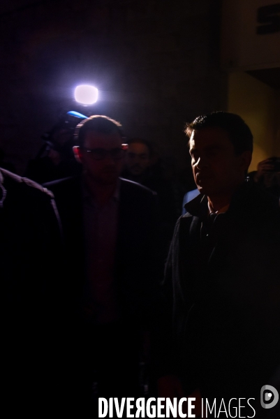Manuel Valls à Lamballe. Campagne des Primaires citoyennes.