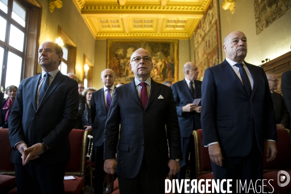 Bernard CAZENEUVE assiste à la rentrée solennelle de la cour des comptes.