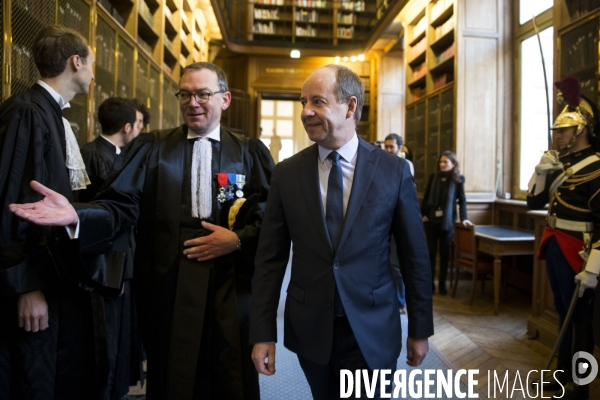 Bernard CAZENEUVE assiste à la rentrée solennelle de la cour des comptes.