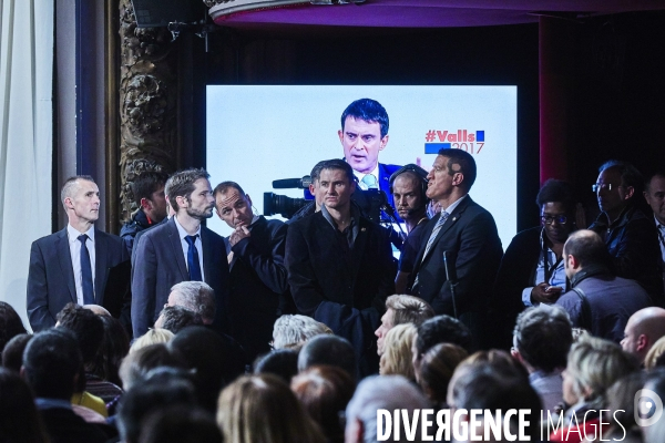 Meeting Manuel Valls primaire PS 21 janvier 2017