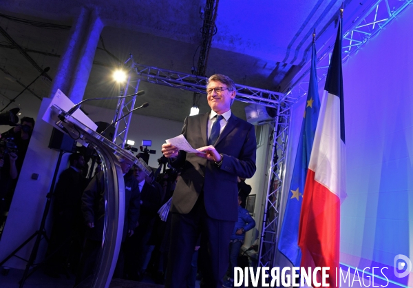 Vincent Peillon / Soirée électorale du premier tour de la primaire citoyenne