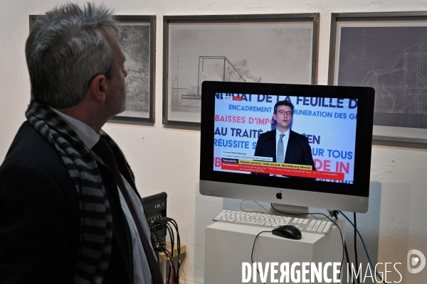 Vincent Peillon / Soirée électorale du premier tour de la primaire citoyenne