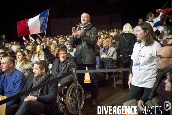 Emmanuel Macron en meeting à Lille