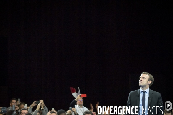 Emmanuel Macron en meeting à Lille