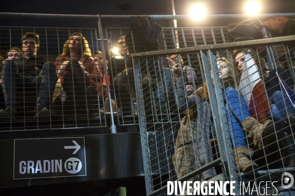 Emmanuel Macron en meeting à Lille