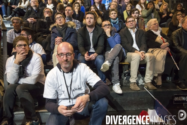 Emmanuel Macron en meeting à Lille