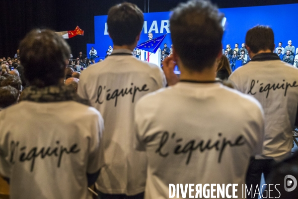 Emmanuel Macron en meeting à Lille