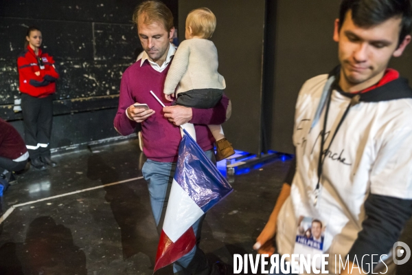 Emmanuel Macron en meeting à Lille
