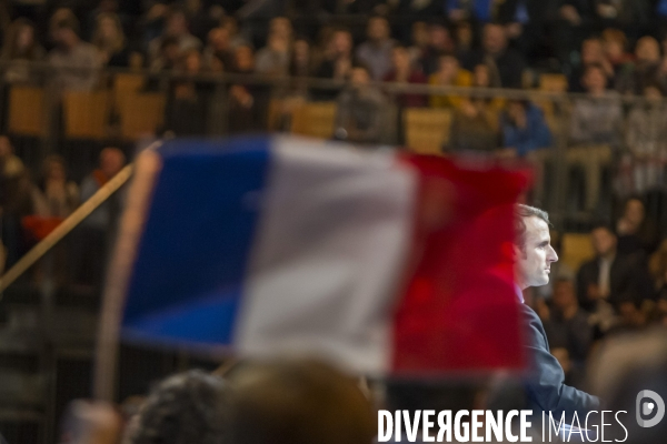 Emmanuel Macron en meeting à Lille